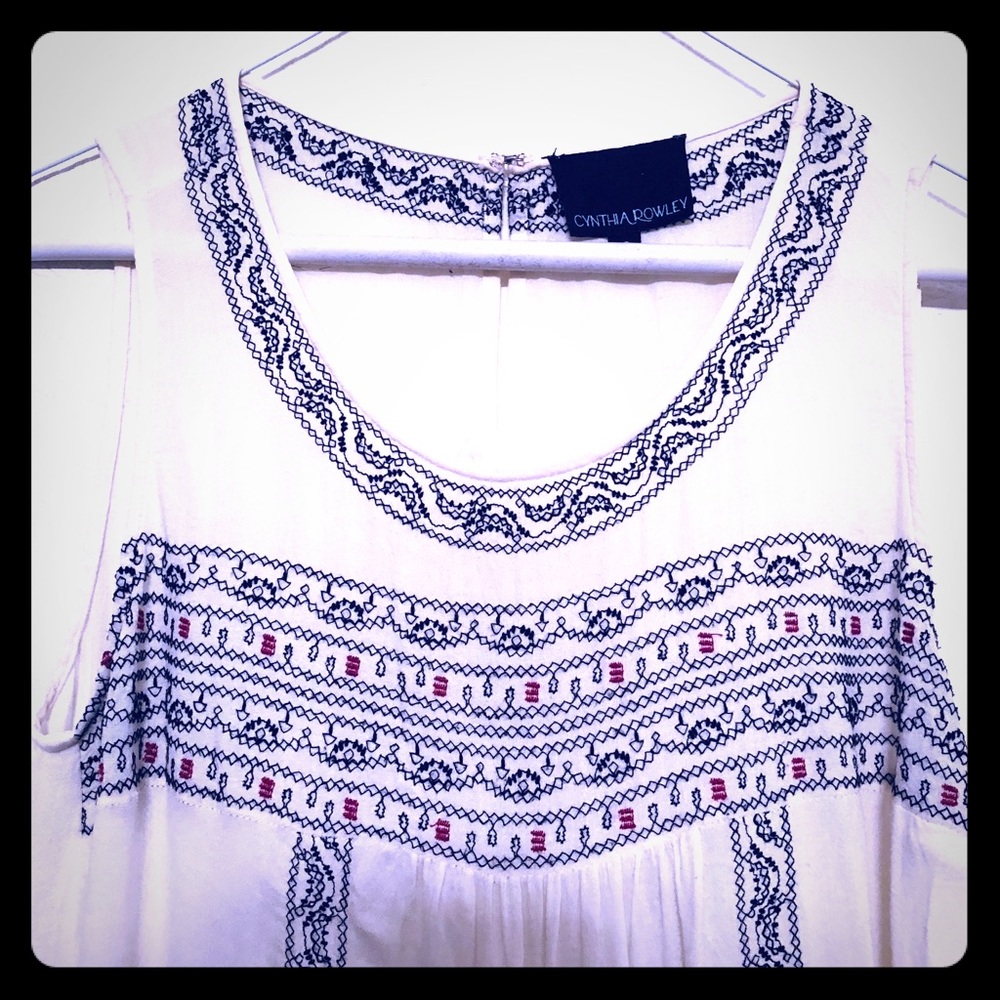 Anthropologie Cynthia Rowley Sleeveless Top